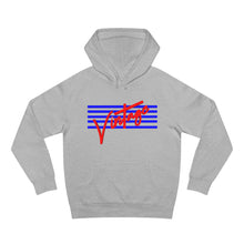 Load image into Gallery viewer, VINTAGE STARS AND STRIPES BLUE AND RED (UNISEX) HOODIE