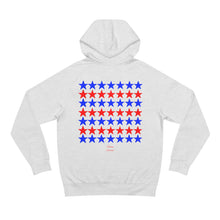 Load image into Gallery viewer, VINTAGE STARS AND STRIPES BLUE AND RED (UNISEX) HOODIE