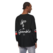Load image into Gallery viewer, VINTAGE LIFE IS A GAMBLE (UNISEX) WHITE INK