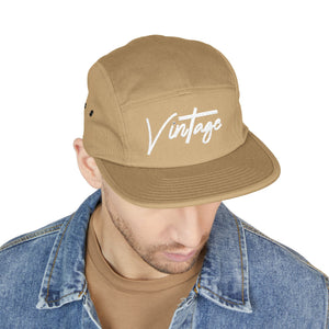 VINTAGE 5 PANEL HAT (WHITE) UNISEX