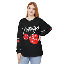 Load image into Gallery viewer, VINTAGE LIFE IS A GAMBLE (UNISEX) WHITE INK