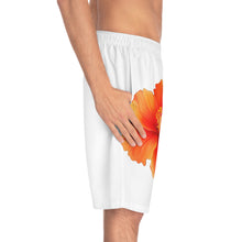 Load image into Gallery viewer, VINTAGE (WELCOME TO BOTANY 101 ORANGE FLOWER) ON WHITE SHORTS