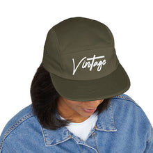 Load image into Gallery viewer, VINTAGE 5 PANEL HAT (WHITE) UNISEX