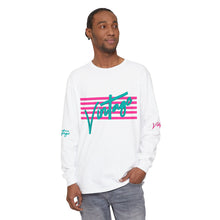 Load image into Gallery viewer, VINTAGE STARS AND STRIPES LONG SLEEVE (UNISEX) SOUTH BEACH INK