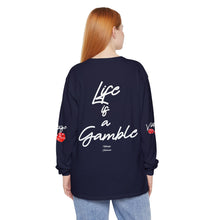 Load image into Gallery viewer, VINTAGE LIFE IS A GAMBLE (UNISEX) WHITE INK