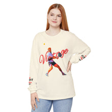 Load image into Gallery viewer, VINTAGE THE FLYEST (UNISEX) LONG SLEEVE TEE BLACK AND INFERED