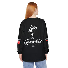 Load image into Gallery viewer, VINTAGE LIFE IS A GAMBLE (UNISEX) WHITE INK