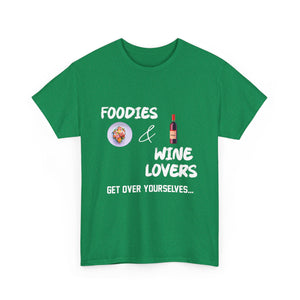 TEES BY SUPA FOODIES AND WINE LOVERS (WHITE)