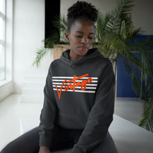 Load image into Gallery viewer, VINTAGE STARS AND STRIPES HOODIE (UNISEX) WHITE AND ORANGE