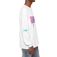 Load image into Gallery viewer, VINTAGE STARS AND STRIPES LONG SLEEVE (UNISEX) SOUTH BEACH INK