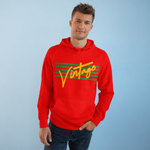 Load image into Gallery viewer, VINTAGE STARS AND STRIPES LEMON LIME HOODIE (UNISEX)