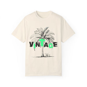 VINTAGE PALM TREE BLACK AND MINT