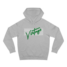 Load image into Gallery viewer, VINTAGE STARS AND STRIPES WHITE AND GREEN HOODIE (UNISEX)