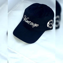 Load image into Gallery viewer, VINTAGE DAD HAT (BLACK AND WHITE)