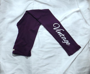 Vintage Leggings (Purple) (CLEARANCE)