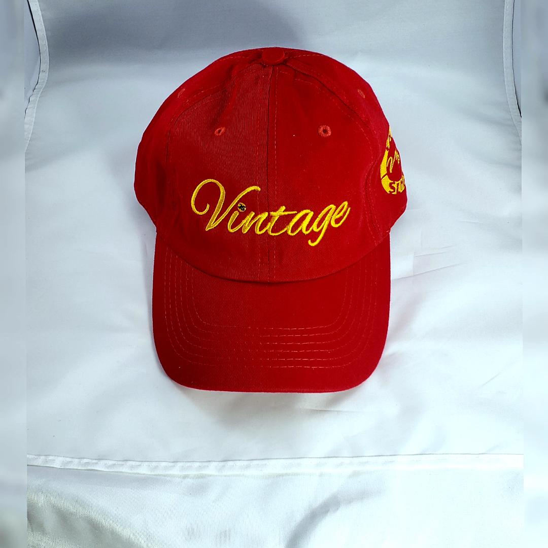 VINTAGE DAD HATS (RED AND GOLD)