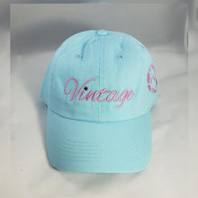 Load image into Gallery viewer, Vintage Dad Hat Mint and Pink