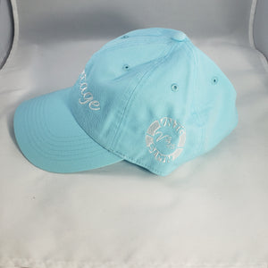 Vintage Dad Hat Mint and White