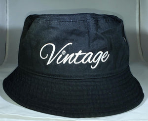 Vintage Bucket Hat Black (PRE ORDER ONLY)